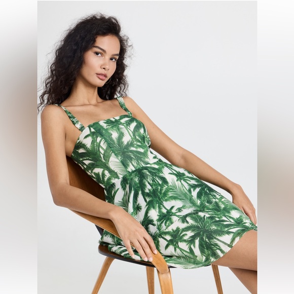 Amur Palm Print Dress - Picture 3 of 3